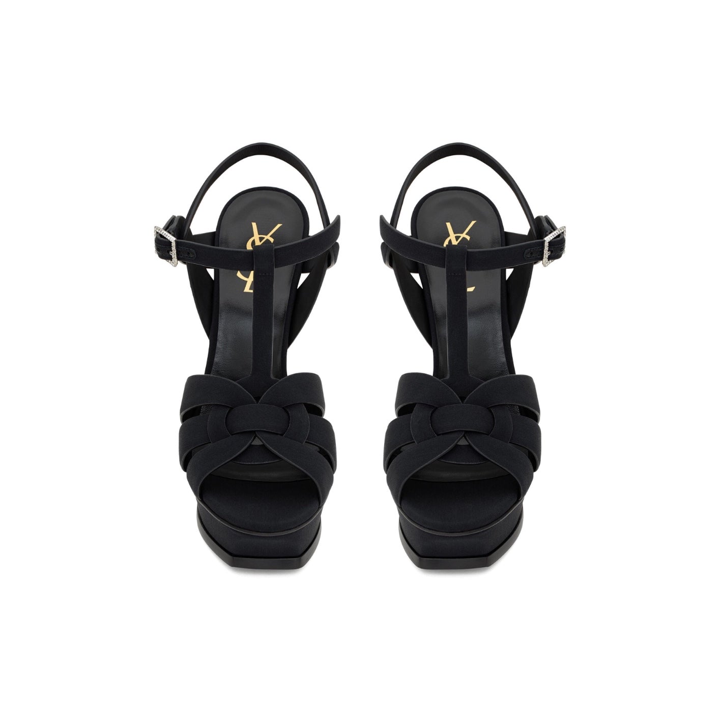 Saint Laurent Velvet Tribute 135mm Sandal