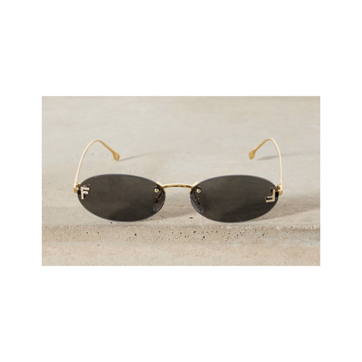 Fendi Rimless Sunglasses