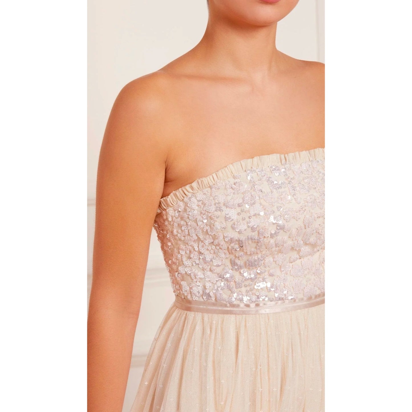 Needle & Thread Strapless Gown