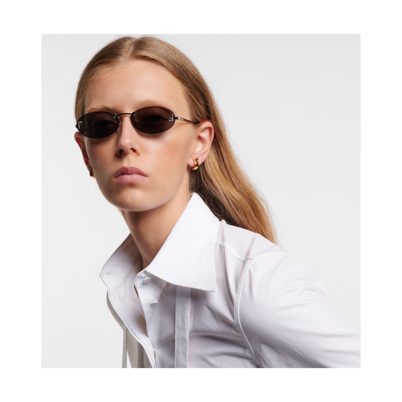 Fendi Rimless Sunglasses