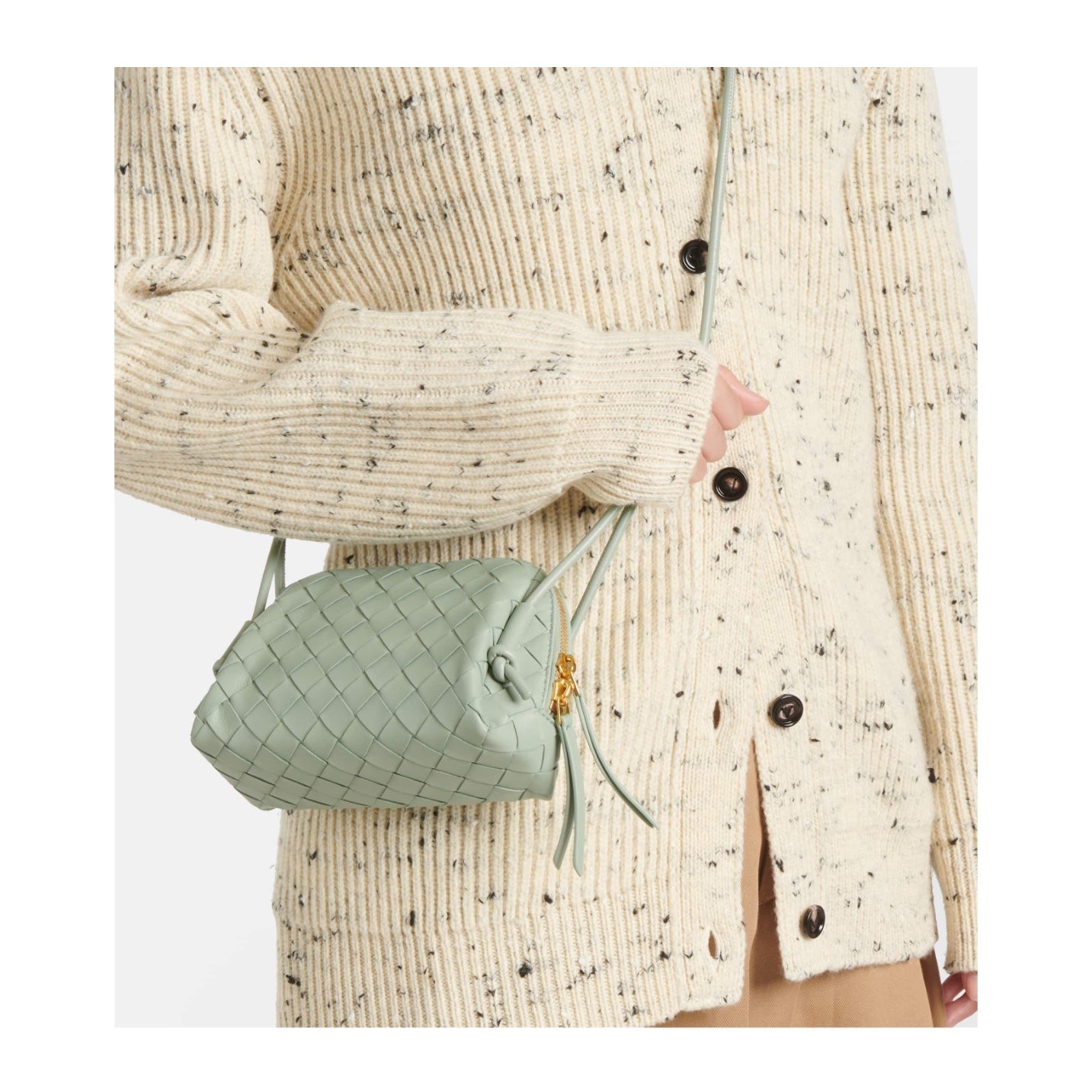 Bottega Veneta Mini Concert Crossbody Bag