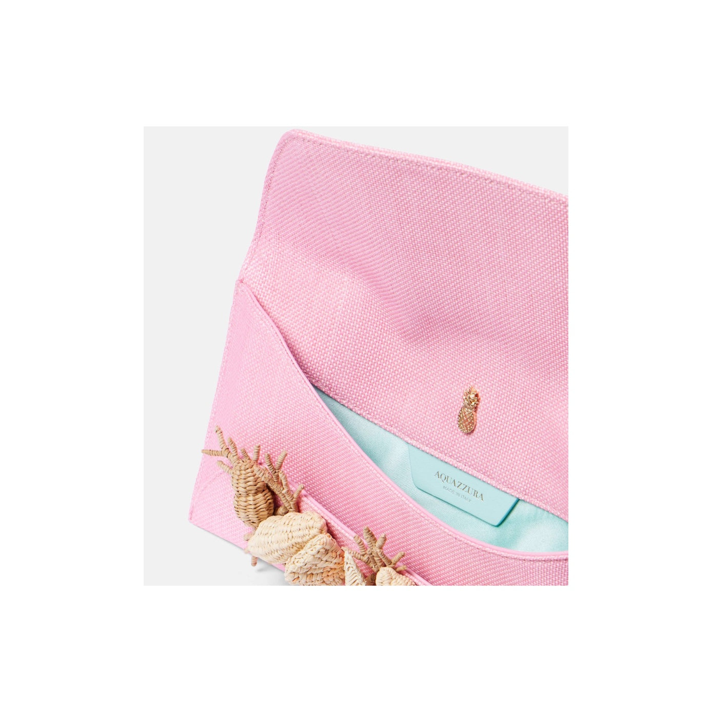 Aquazzura Marea Small Raffia clutch