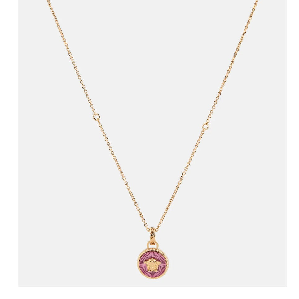 Versace Medusa Pendant Long Necklace