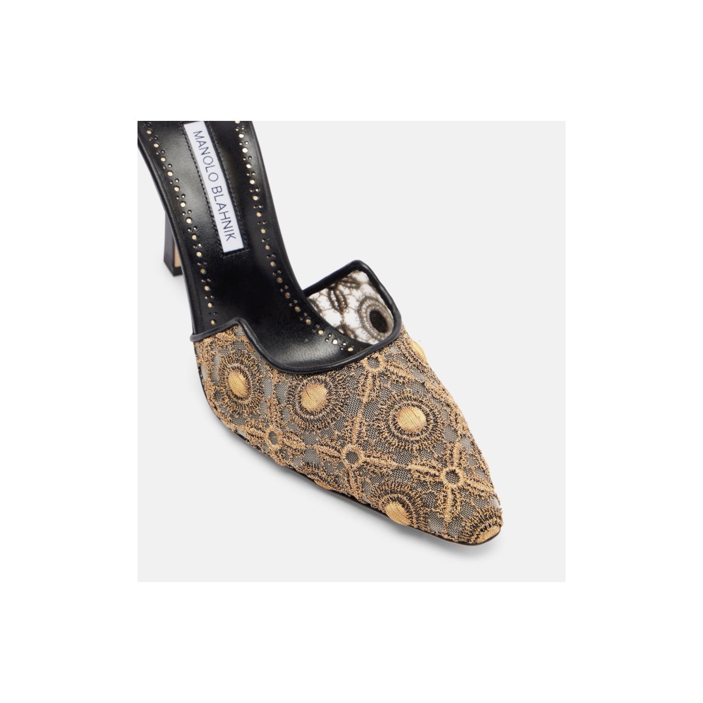 Manolo Blahnik Harnicus 105mm Lace Pump