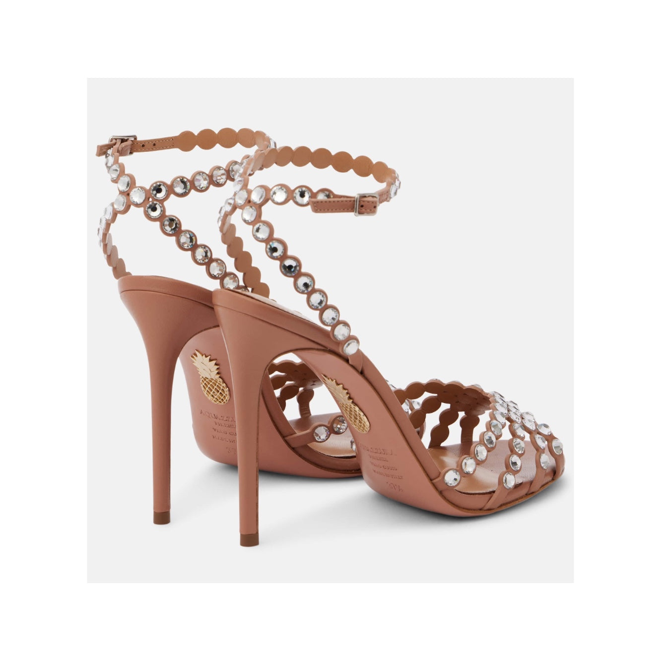 Aquazzura Tequila 105mm Leather Sandal