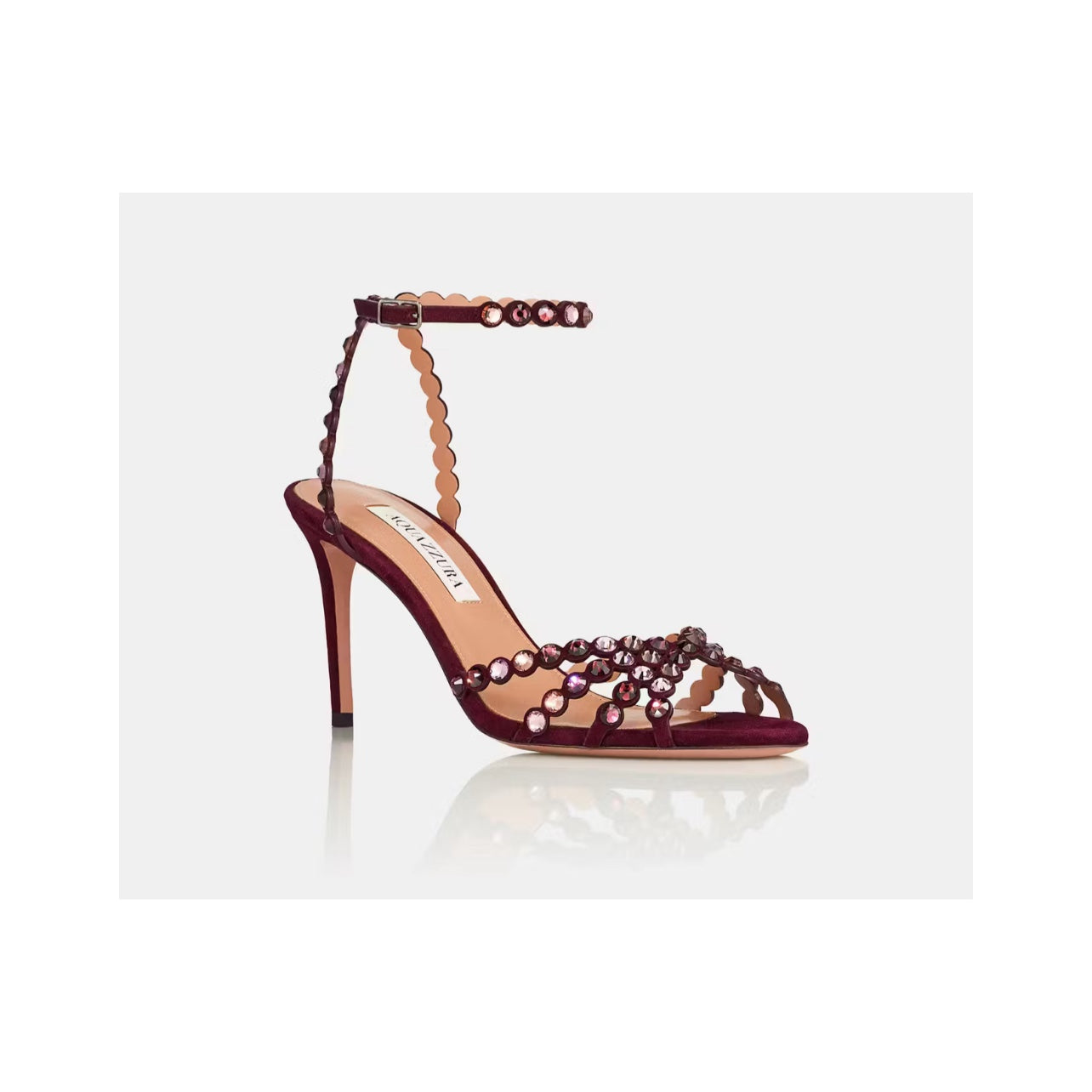 Aquazzura Tequila 85mm Leather Sandal