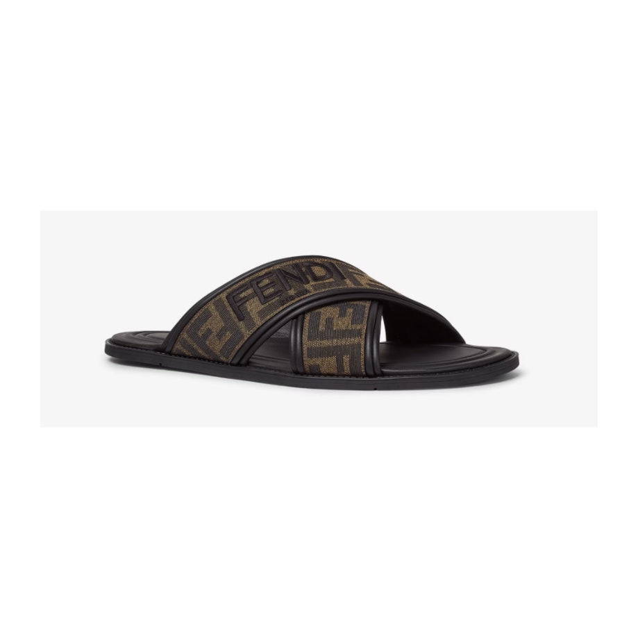Fendi Men Multi-Color Fabric Sandal