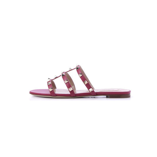 Valentino Rockstud Flat Sandal
