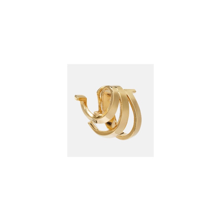Ferragamo Triple Gancini Earrings