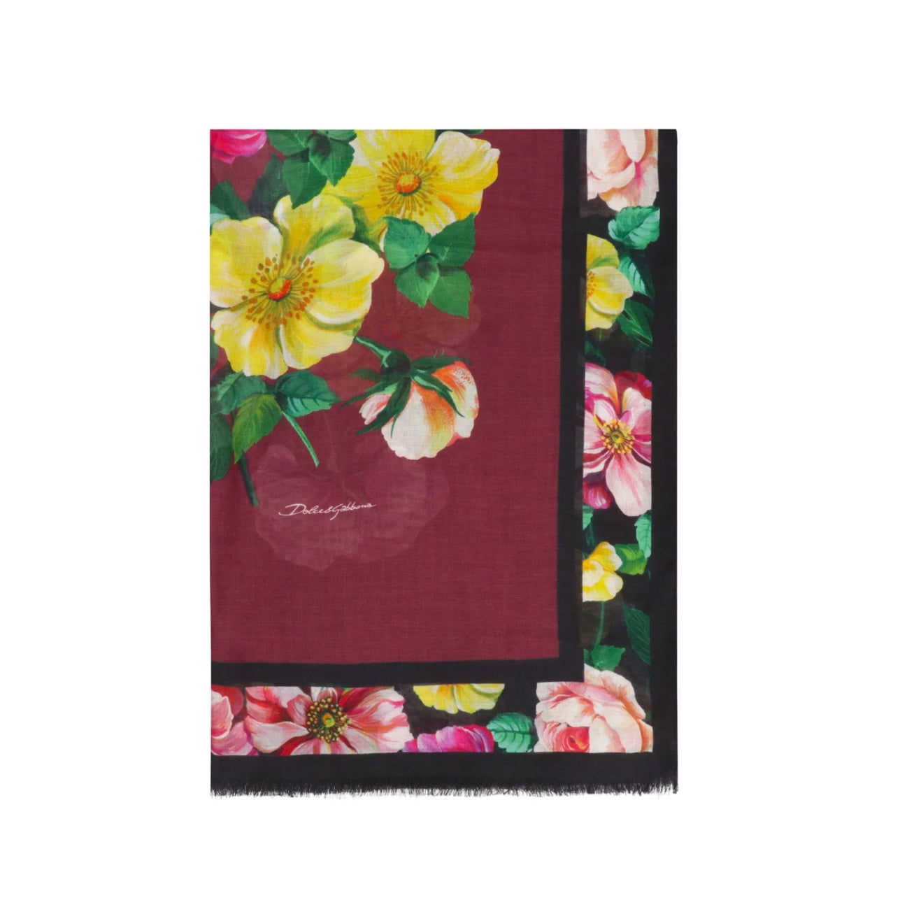 Dolce & Gabbana Floral Scarf