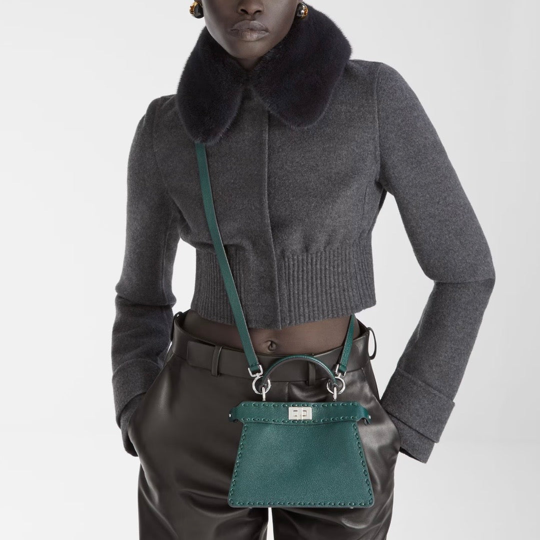 Fendi Peekaboo ISeeU Petite Leather Bag