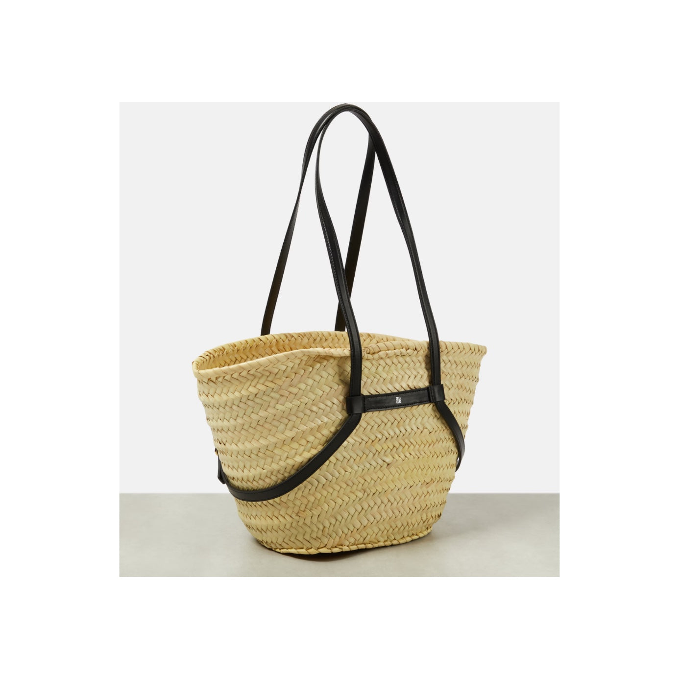 Givenchy Voyou Small Raffia Basket Bag