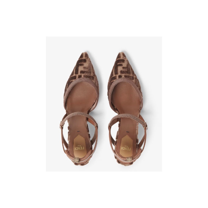 Fendi Colibri 55mm Slingbacks