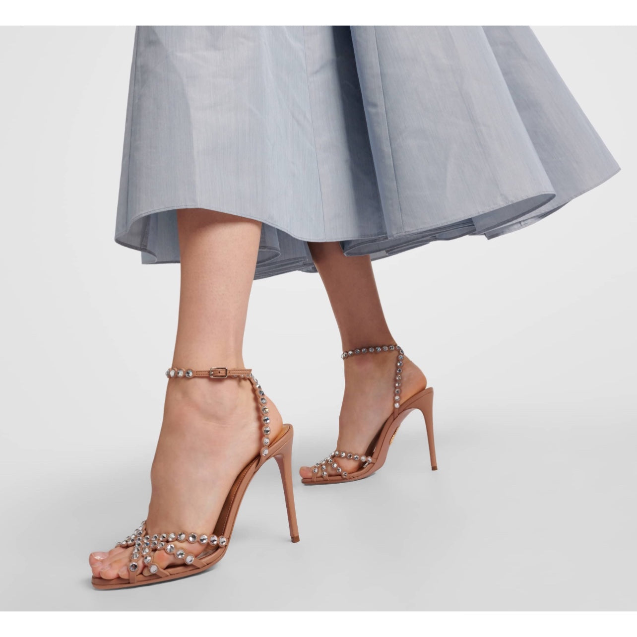 Aquazzura Tequila 105mm Leather Sandal