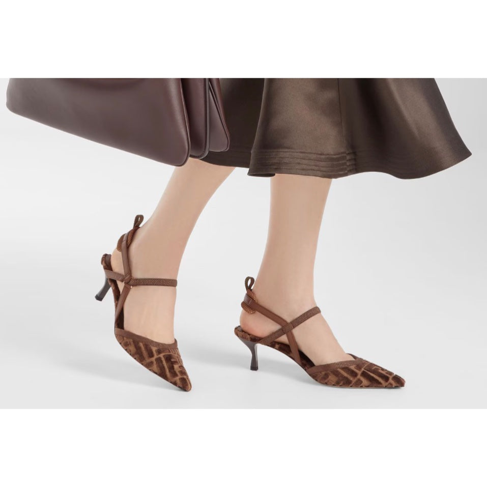 Fendi Colibri 55mm Slingbacks