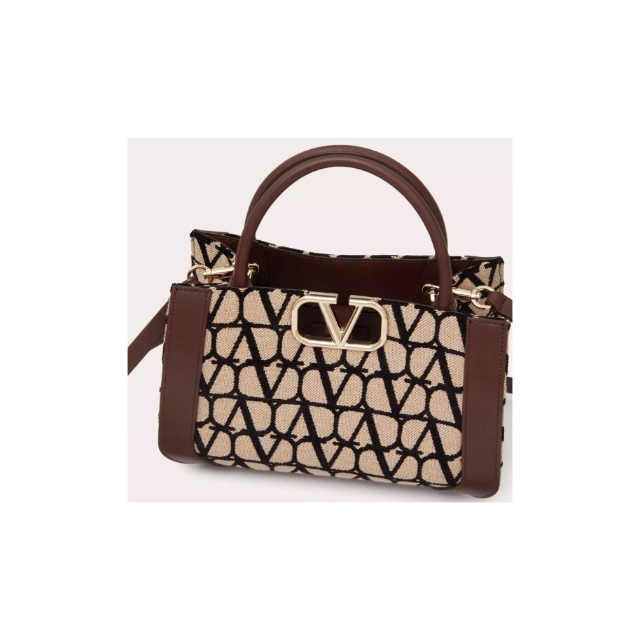 Valentino VLogo Signature Toile Iconographe Small Bag