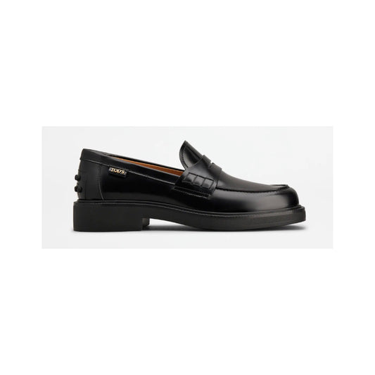 Tod's Logo Plaque Loafers