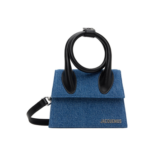 Jacquemus Le Chiquito Noeud Denim Bag