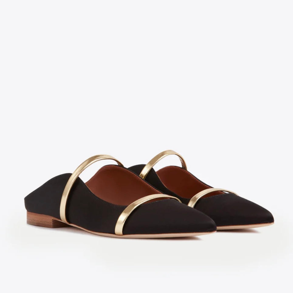 Malone Souliers Maureen Satin Mules