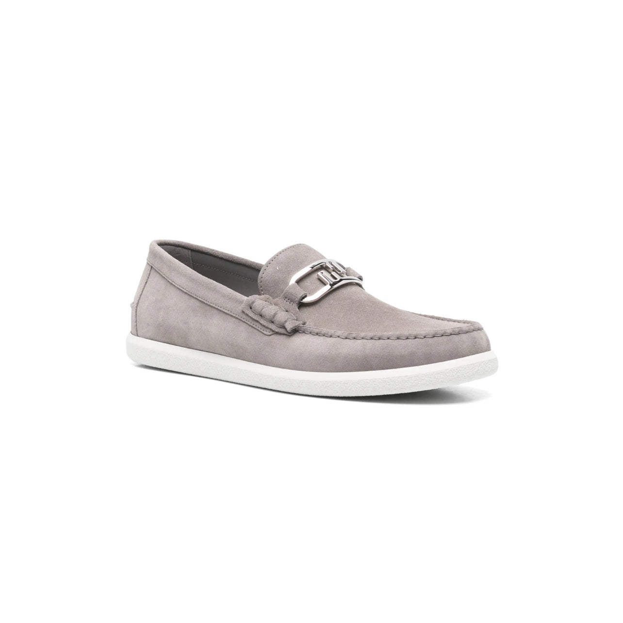 Fendi Men O-Lock Suede Loafer