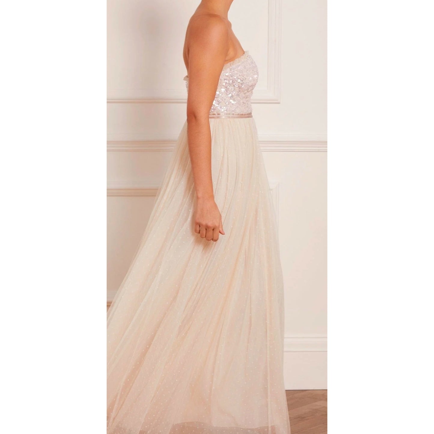 Needle & Thread Strapless Gown