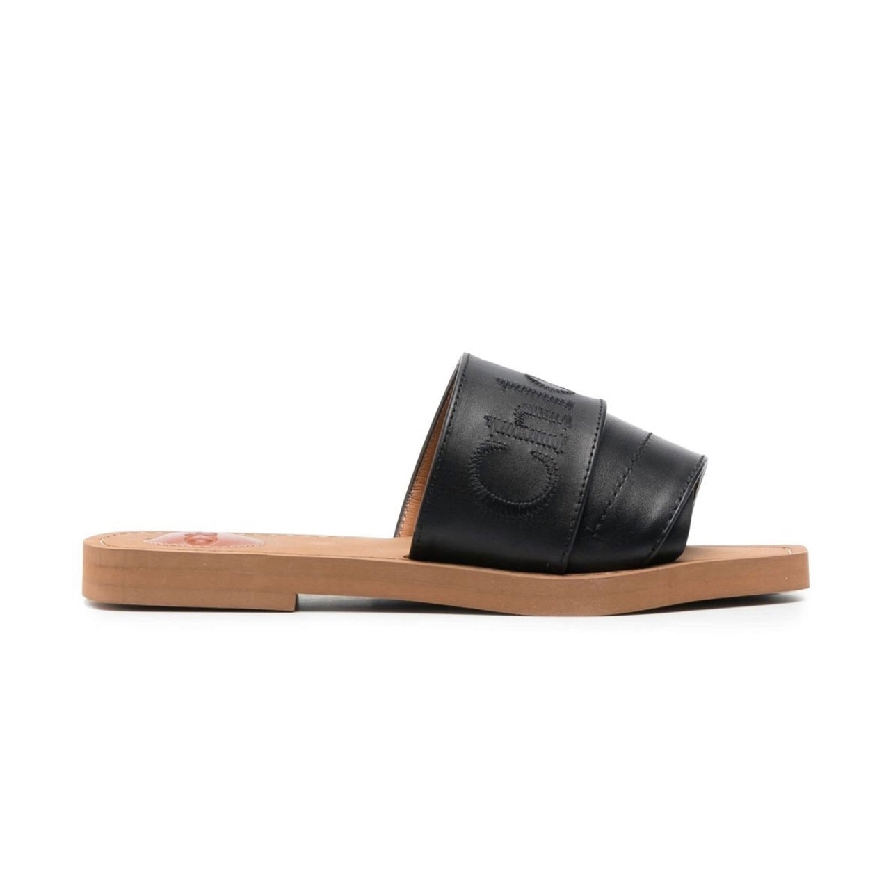 Chloe Leather Woody Sandal