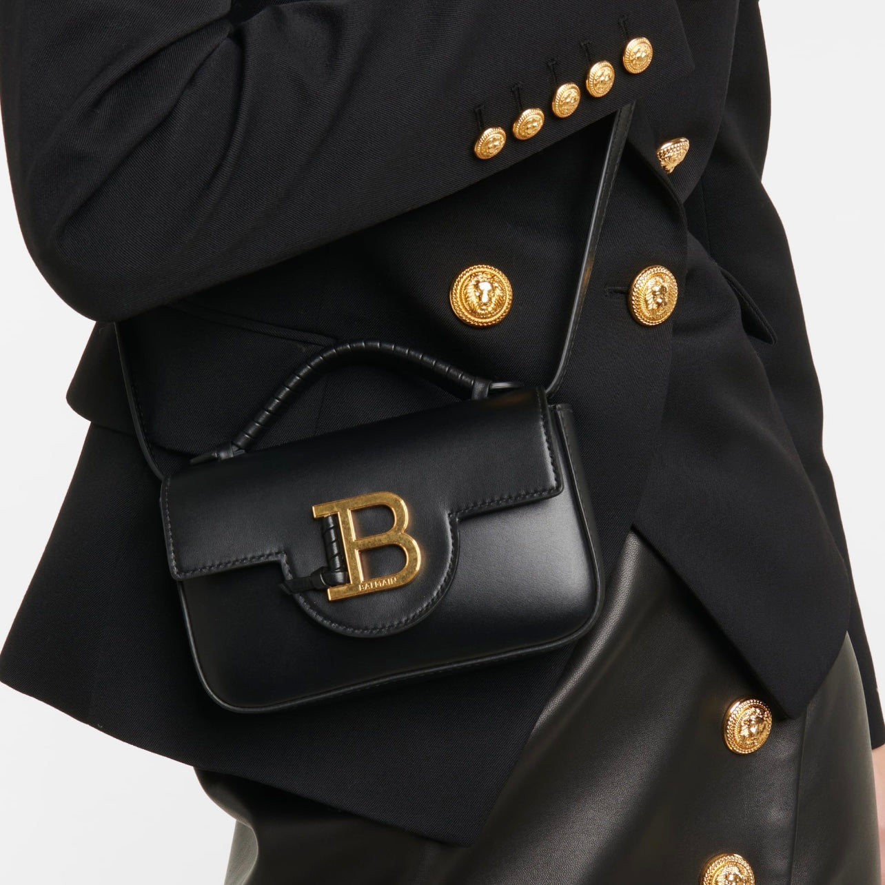 Balmain Mini Leather Bag