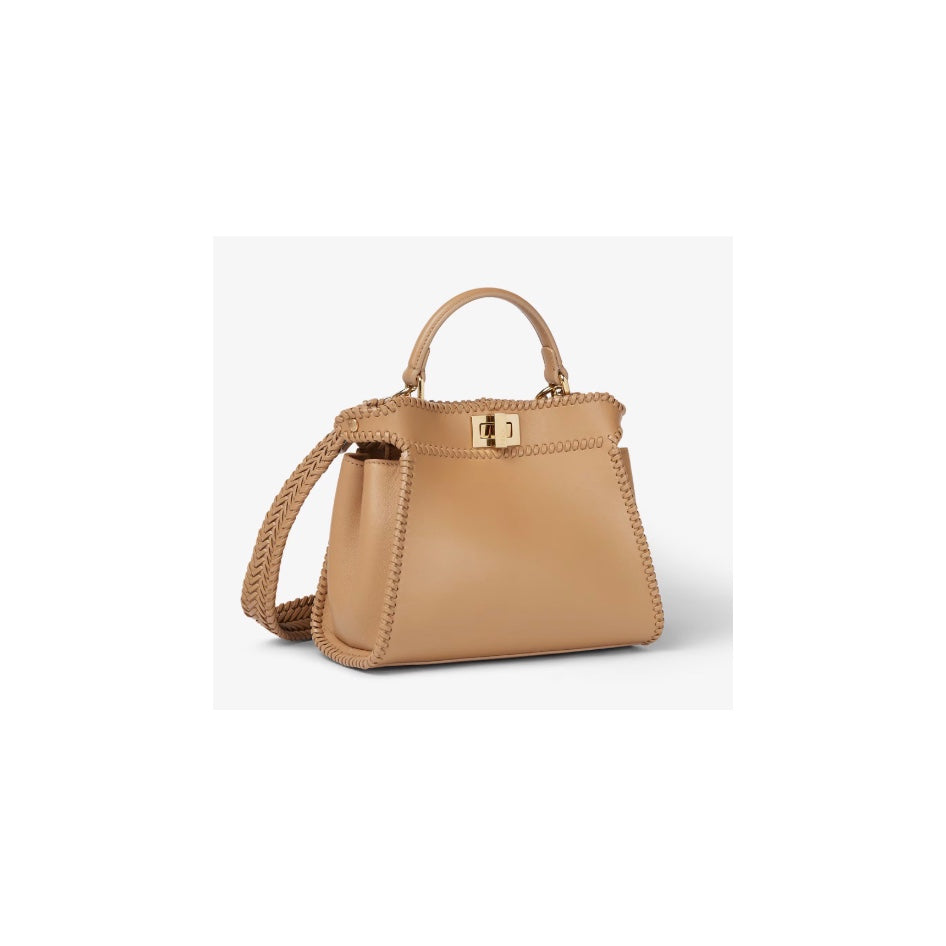 Fendi Mini Peekaboo Leather Bag
