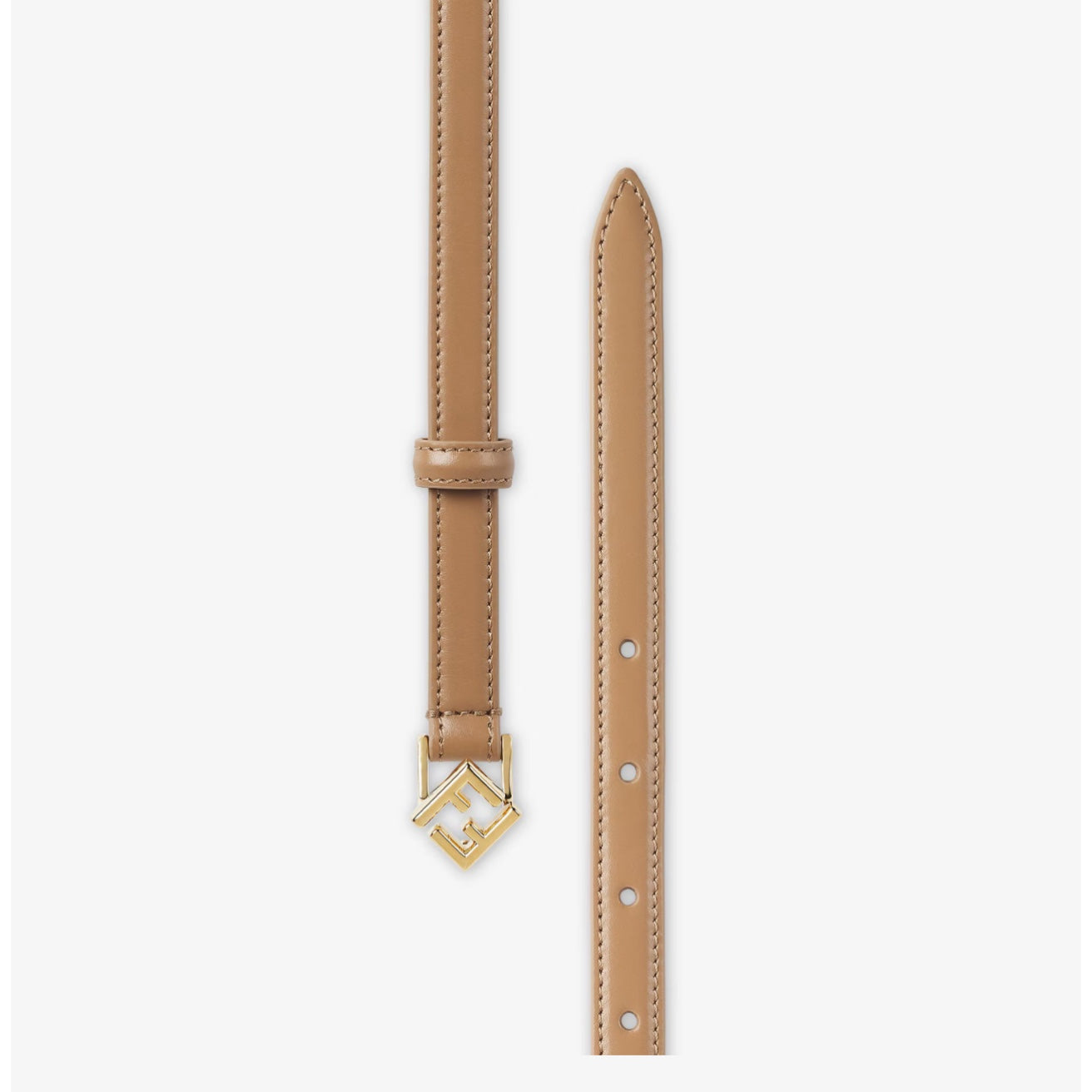 Fendi Leather 15mm Belt