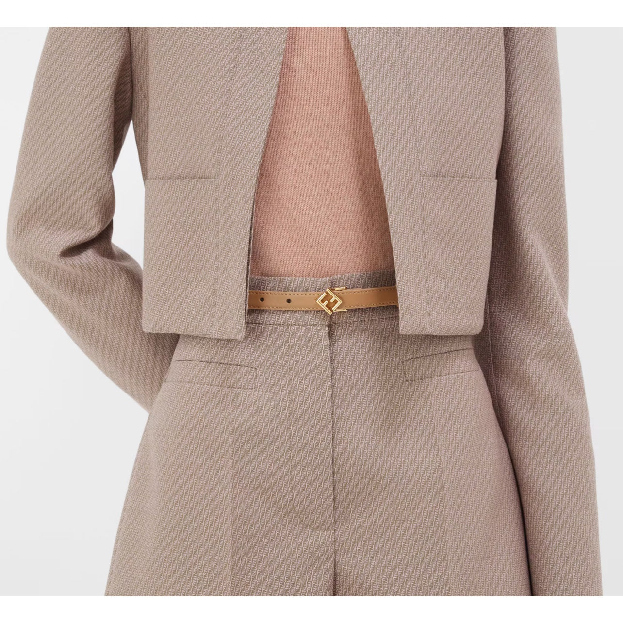 Fendi Leather 15mm Belt