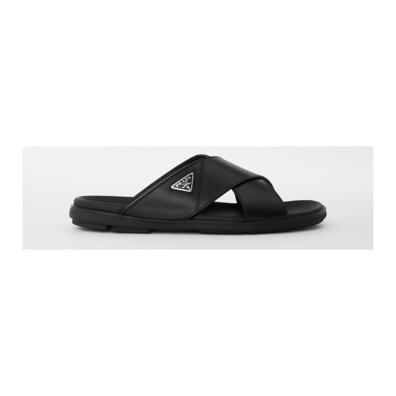 Prada Men Triangle Sandal