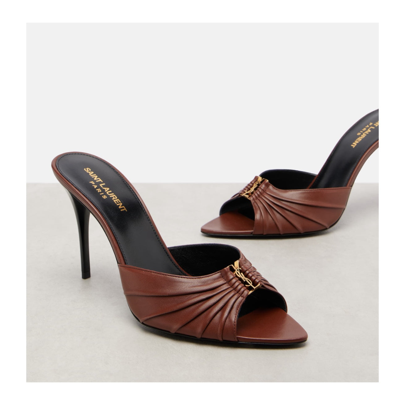 Saint Laurent Babylone 90mm Mules