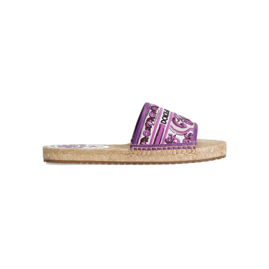 Dolce & Gabbana Majolica Espadrilles Sandal