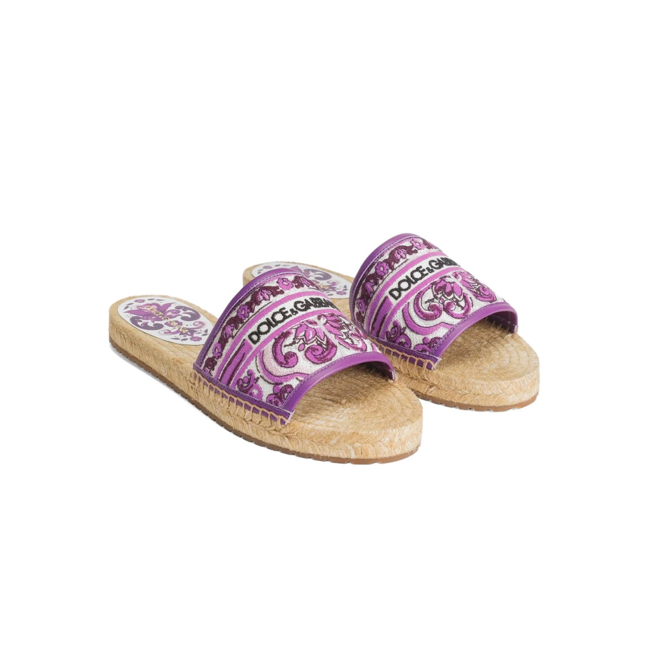 Dolce & Gabbana Majolica Espadrilles Sandal