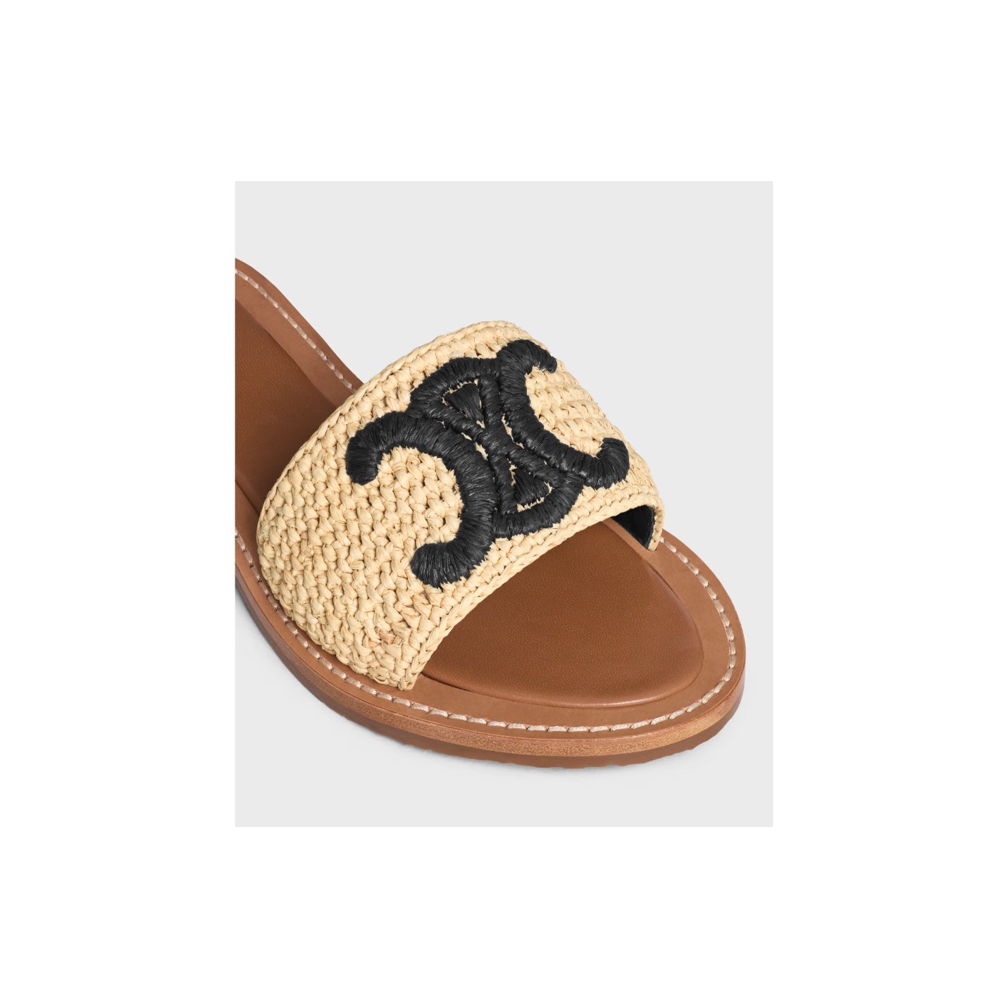 Celine Lympia Raffia Sandal