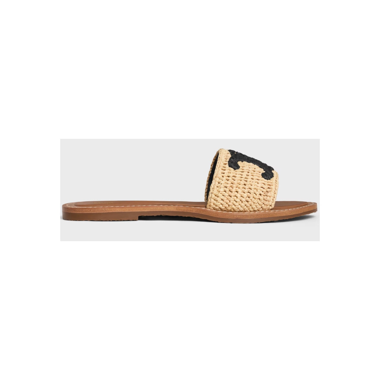 Celine Lympia Raffia Sandal