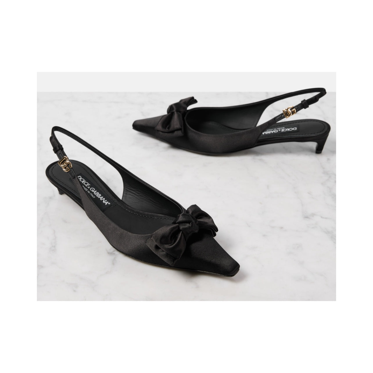 Dolce & Gabbana 30mm Satin Slingback