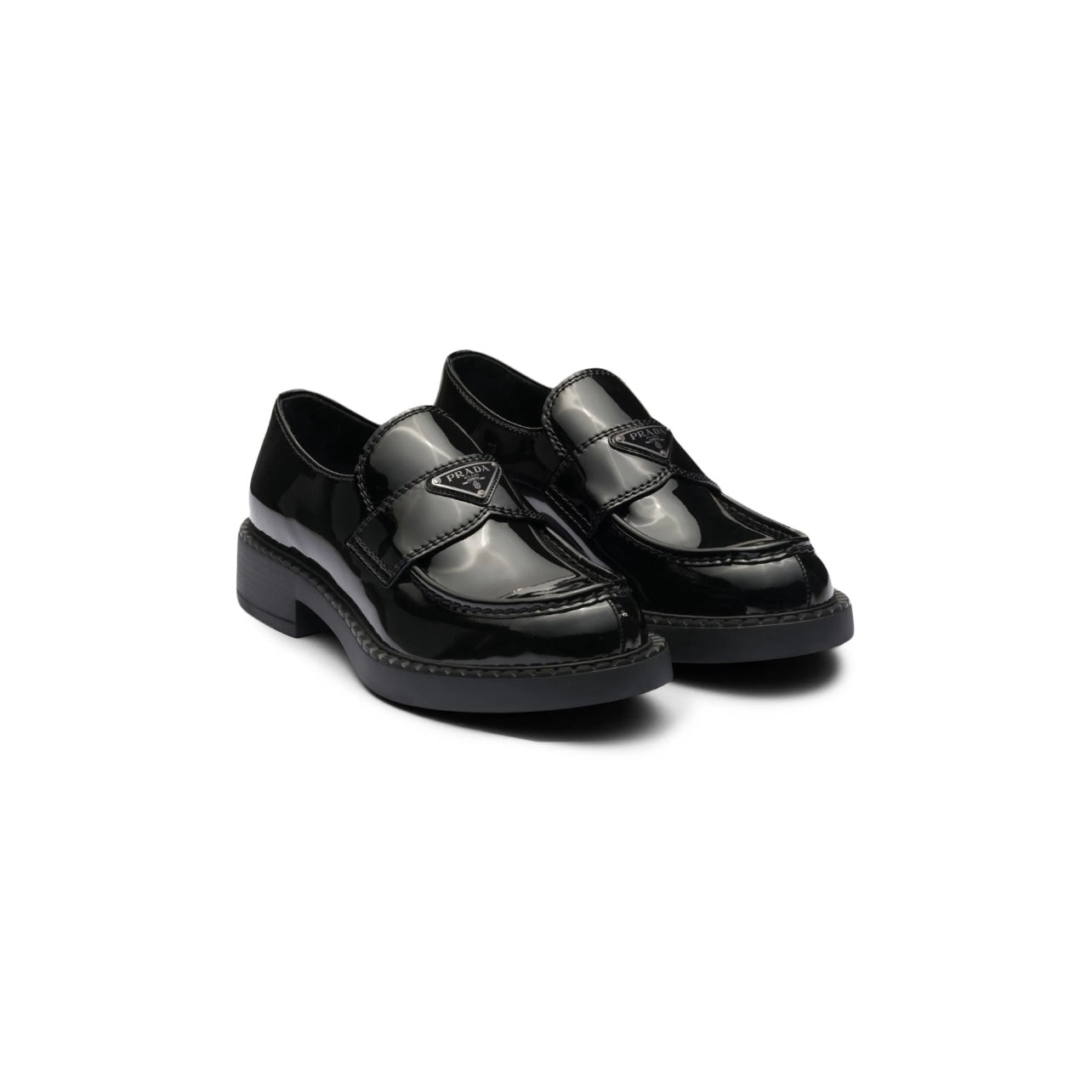 Prada Men Patent Leather Loafers