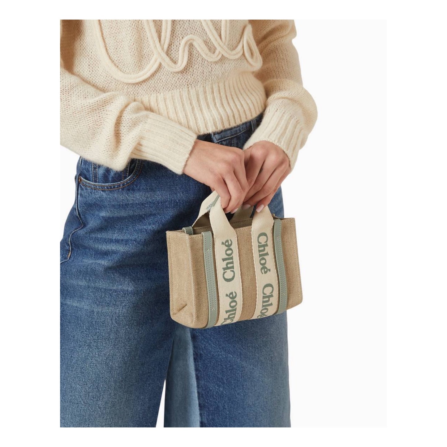 Chloe Mini Woody Tote Bag