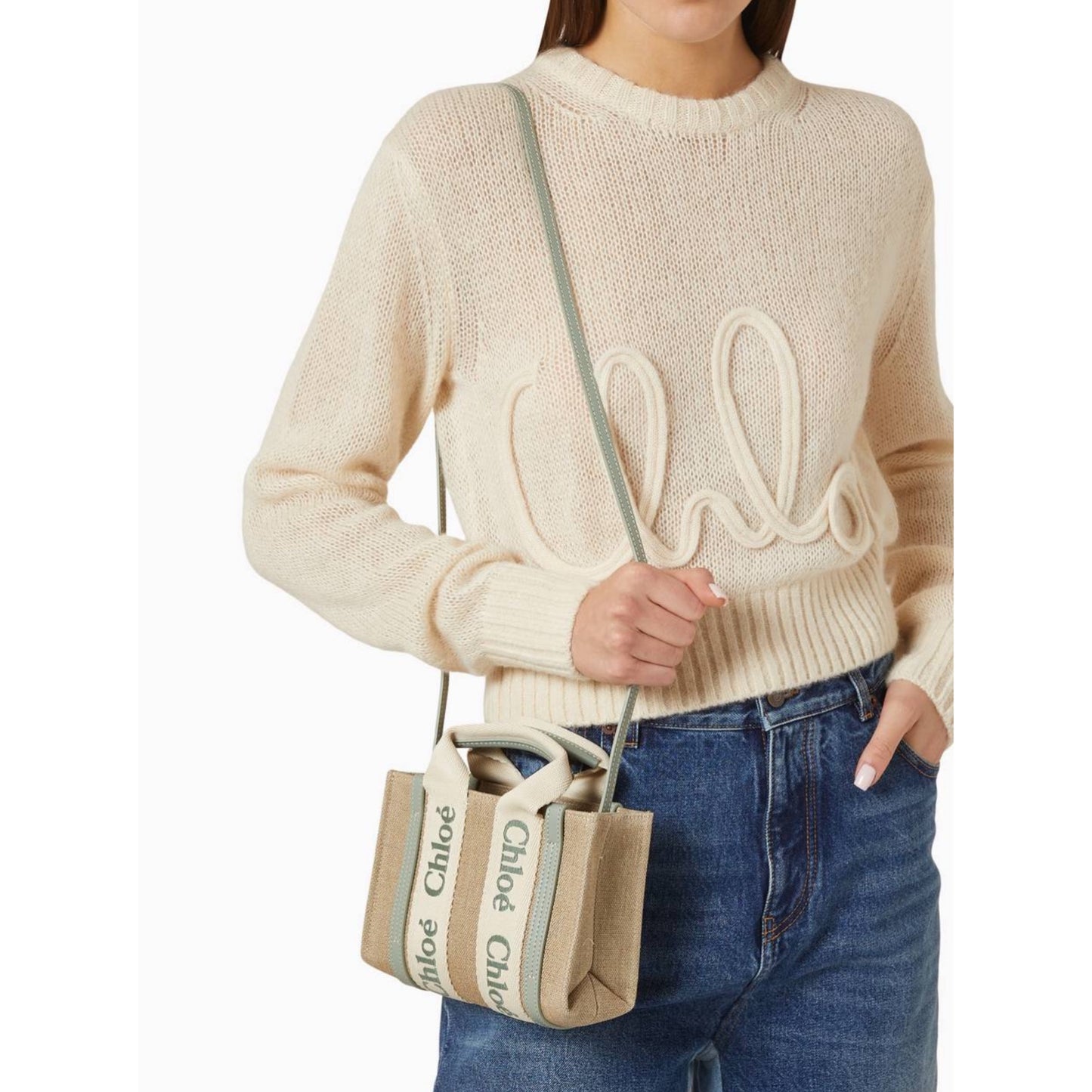 Chloe Mini Woody Tote Bag