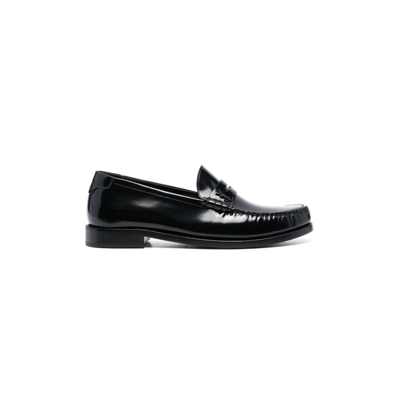 Saint Laurent Men Le Penny Leather Loafers