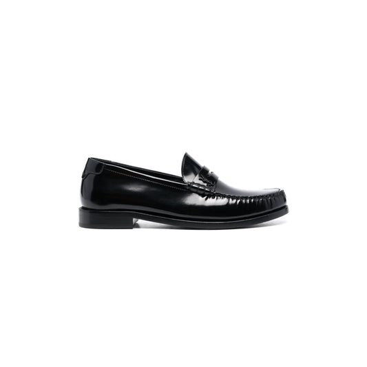 Saint Laurent Men Le Penny Leather Loafers