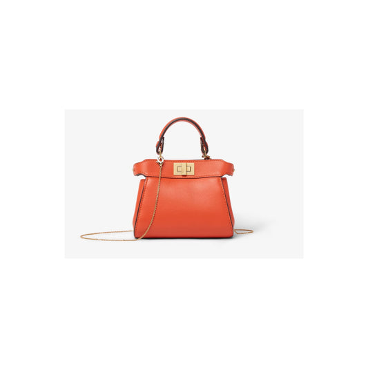 Fendi Nano Peekaboo Leather Bag