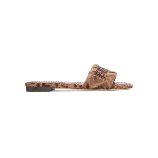 Fendi Sunshine Velvet Sandal
