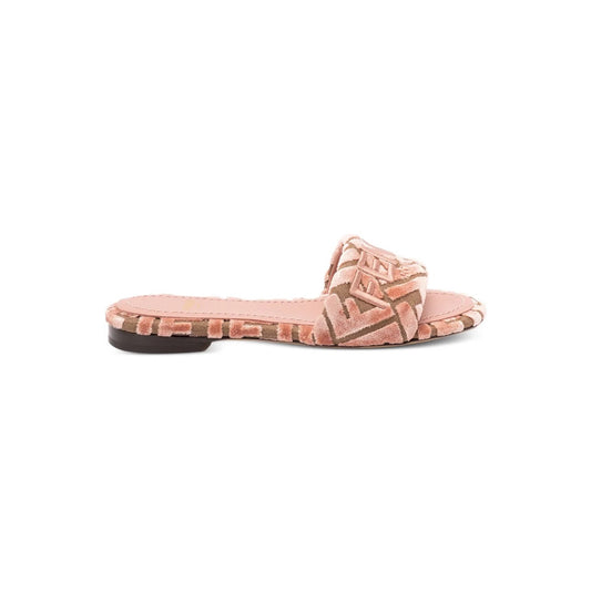 Fendi Sunshine Velvet Sandal