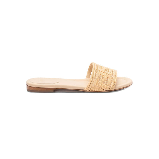 Fendi Sunshine Raffia Sandal