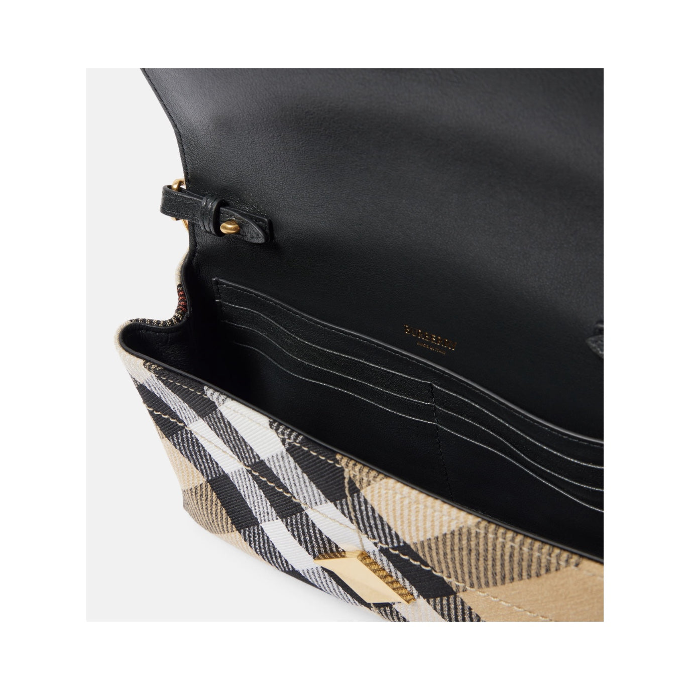 Burberry Snip Check Crossbody Bag
