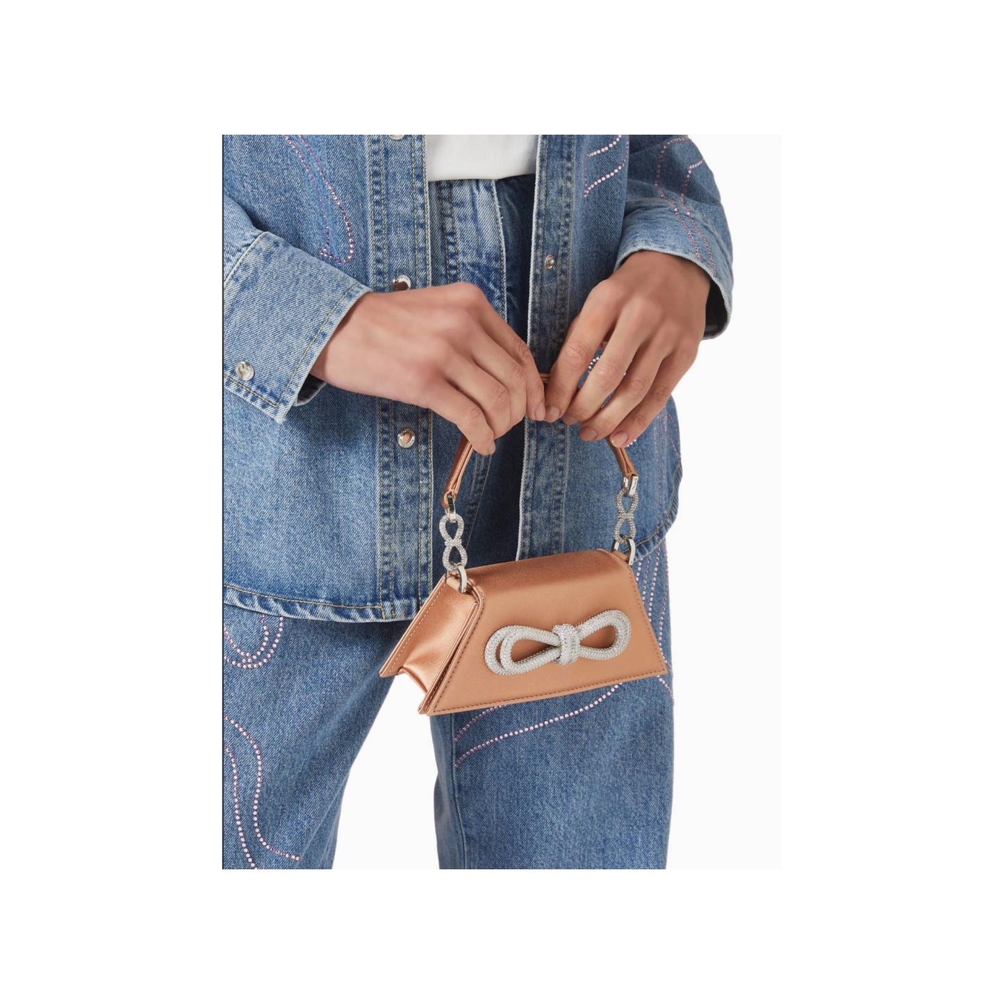 Mach & Mach Samantha Satin Bag