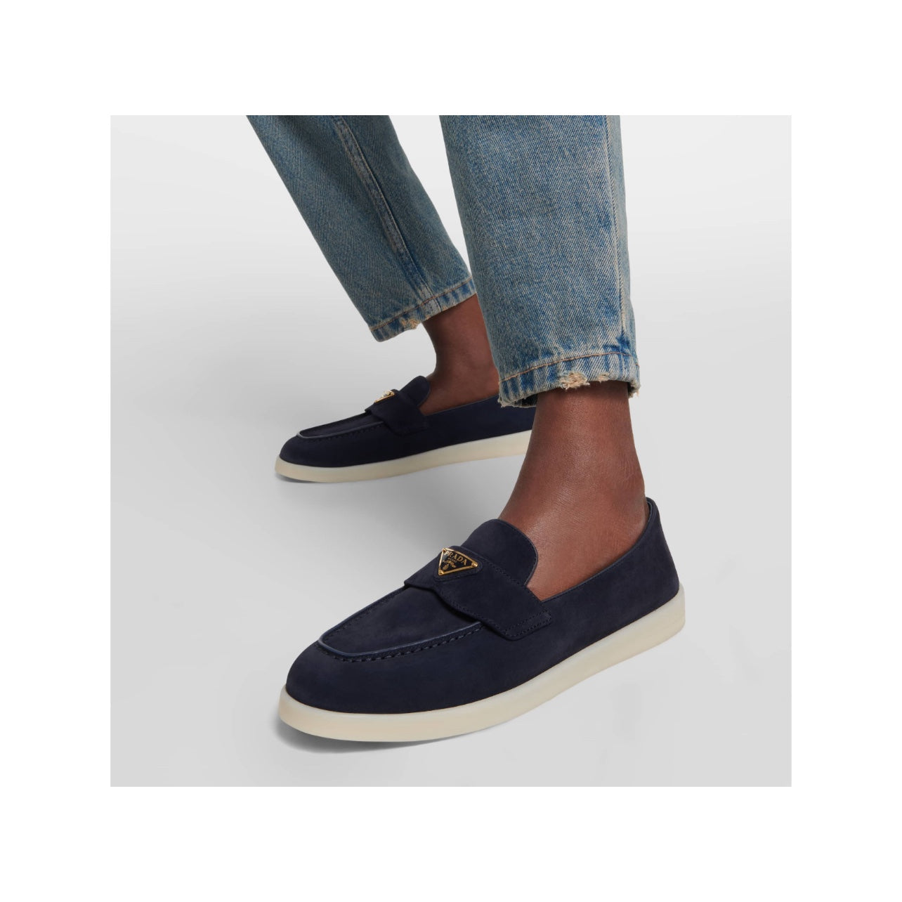 Prada Suede Loafers