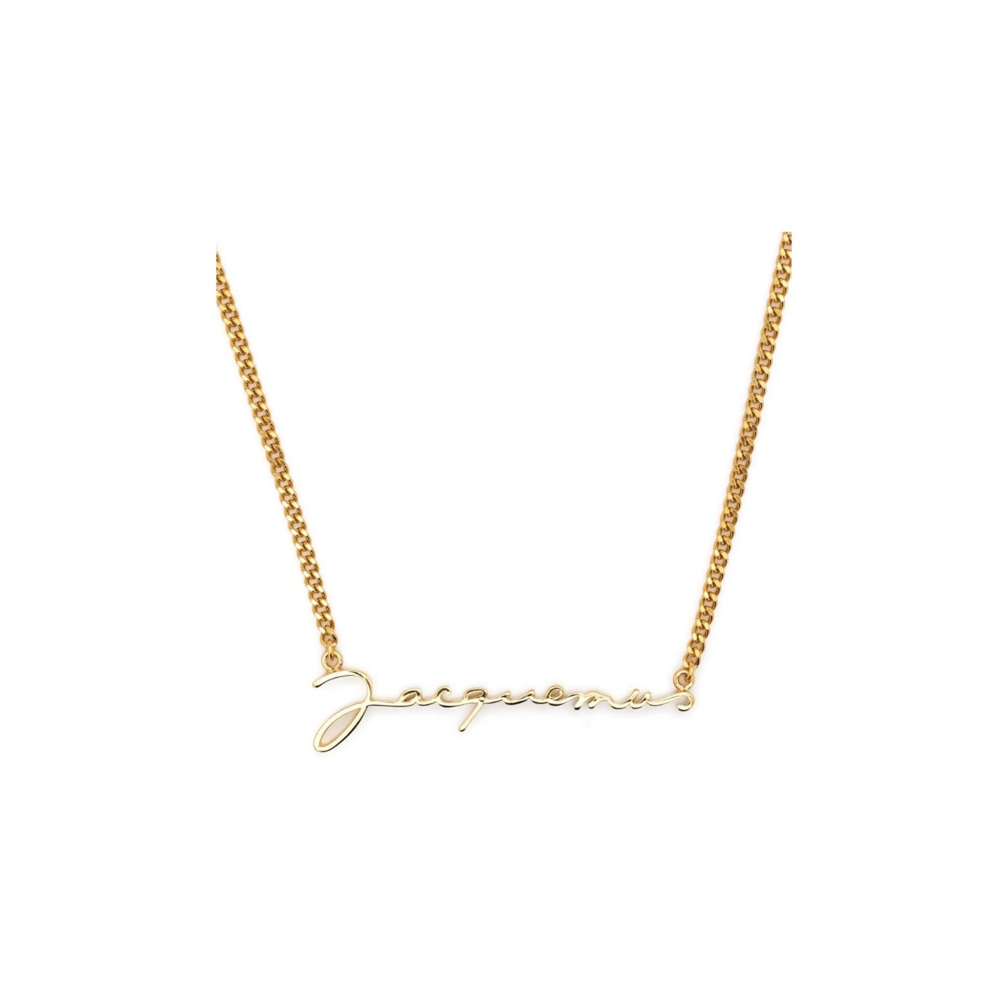 Jacquemus Logo Pendant Necklace
